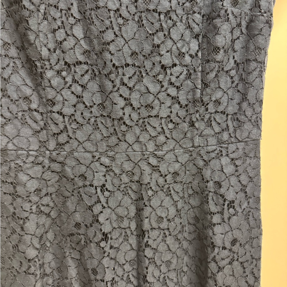 White House Black Market Navy Lace Mini Dress - Picture 2 of 9